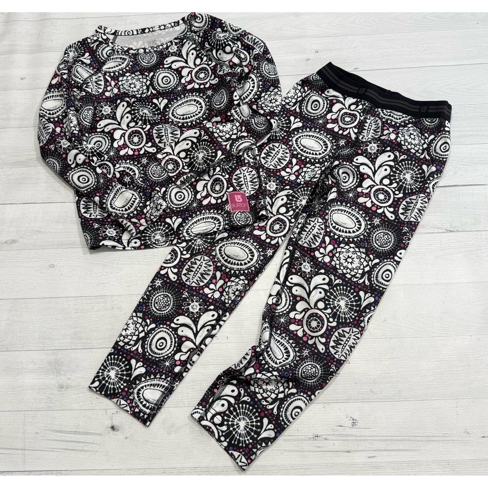 Burton girls baselayer set size 5/6